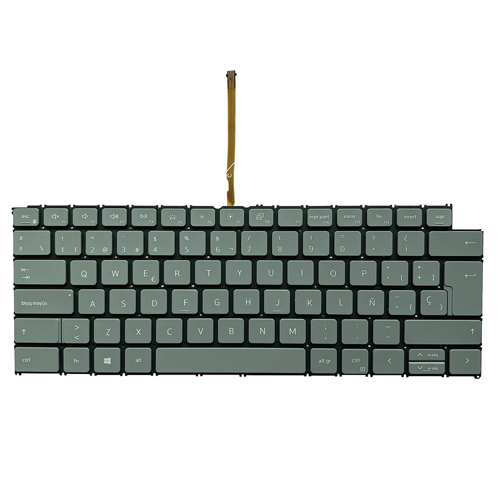 Imagem -03 - Teclado Espanhol para Dell Vostro Retroiluminado em 7415 5310 5320 14 5410 P143g 5415 Inspiron 5410 em 7420 em P161g