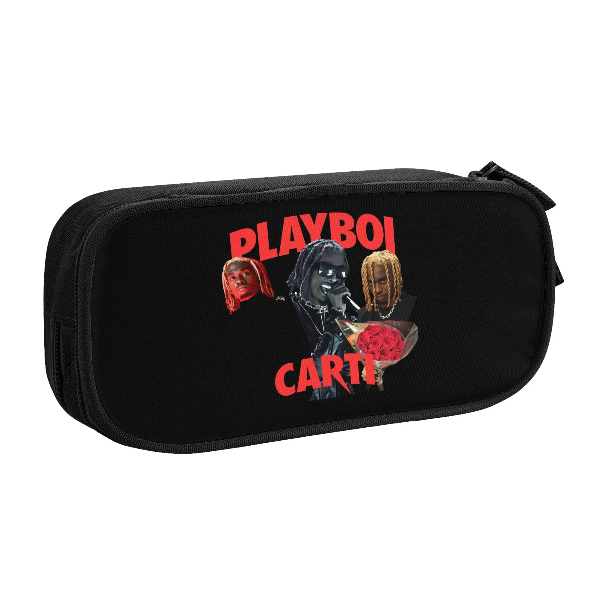 Playboi Carti Rapper Singer Hip Hop  Cute Pencil Case Girls Boys Large Capacity  Pencil Bag Students Stationery