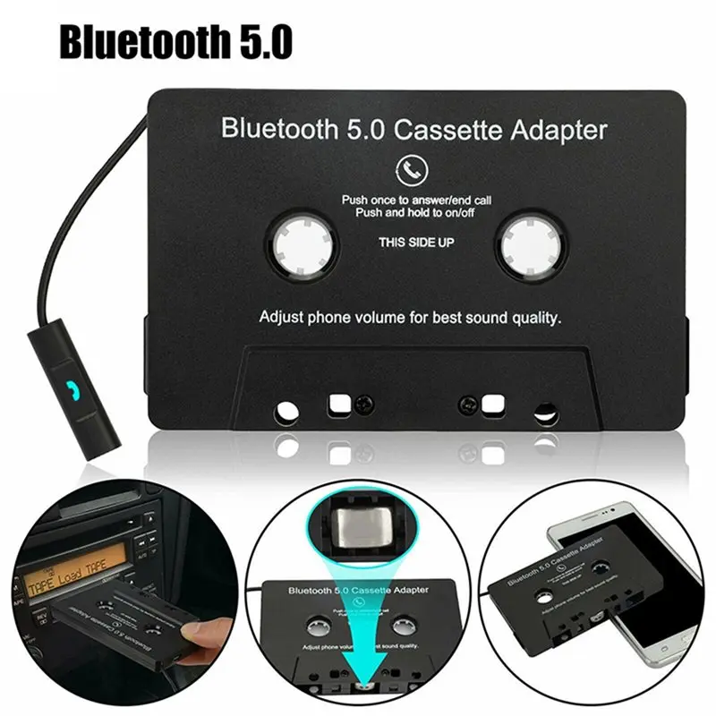 [B24B!】 For Car Audio Bluetooth 5.0 Receiver, Universal Cassette Music Adapter, Cassette Stereo Converter For Car