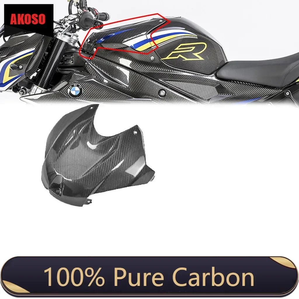 Cubierta de tanque de fibra de carbono 3K, carenados de motocicleta, piezas de carrocería modificadas, Kit de carenado para BMW S1000R R 2015 2016