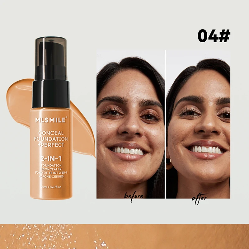 Face Foundation Cream Oil-Control Matte BBCream Waterproof Lasting Concealer Liquid Full Coverage Base Professional Matte Makeup