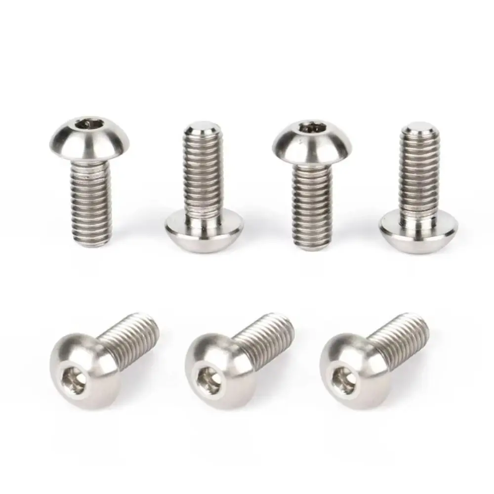 M5x12 Titanium Bolt T25 Torx Ultralight Weight Bicycle Braking Disc Screws TC4 Titanium Disk Brake Rotor Bolts