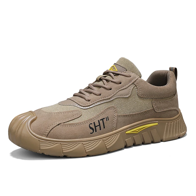 

Leisure, breathable, fashionable men's shoes, outdoor sports shoes, motorcycle comfortable thick soled men's trendy shoes