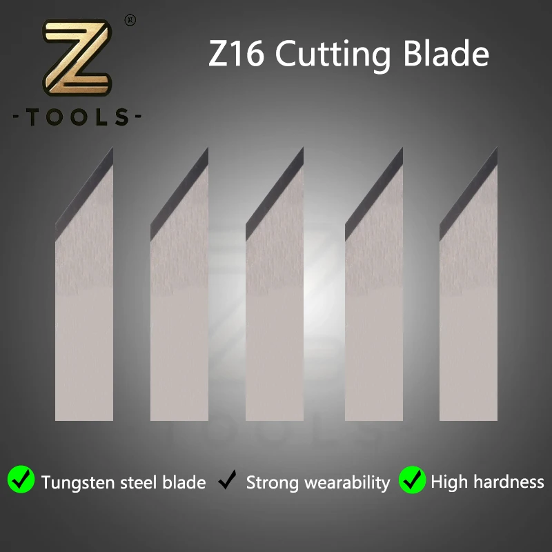 Z16 Solid Carbide Cutting Blade/ Tipped Grooving Tools CNC Cutting Blades for Flexible KT boards, foam boards
