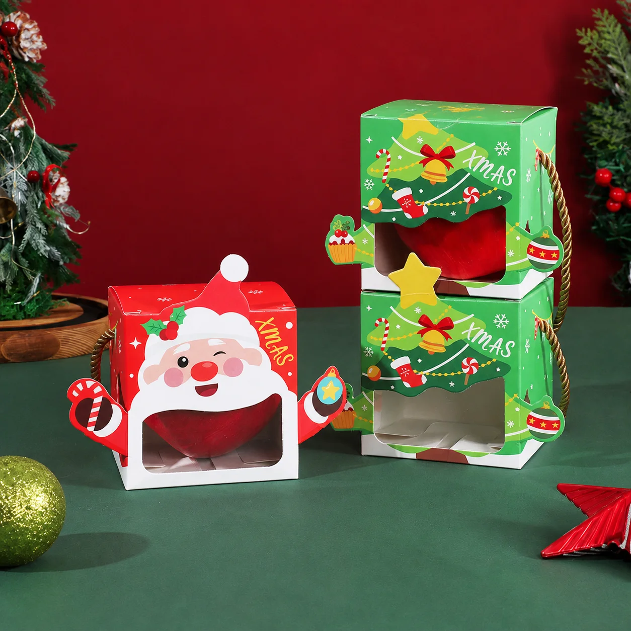 3d 3d Cartoon Gift Box 3d Cartoon Christmas Gift Box Holiday Gift Box White Cardboard For Small Accessories Packaging Holiday Table - Aliexpress Deal