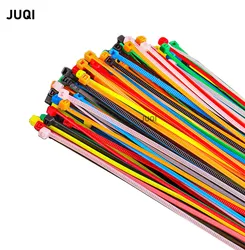 200pcs 3x100 width 1.8mm Self-Locking White Black Red Blue Yellow Green Nylon Wire Cable Zip Ties.Cable Ties