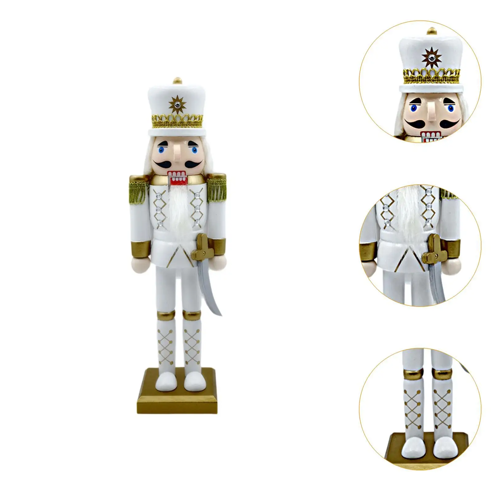 Nutcracker Figurine Ornament Nutcracker Soldier for Holiday Bedroom Festive