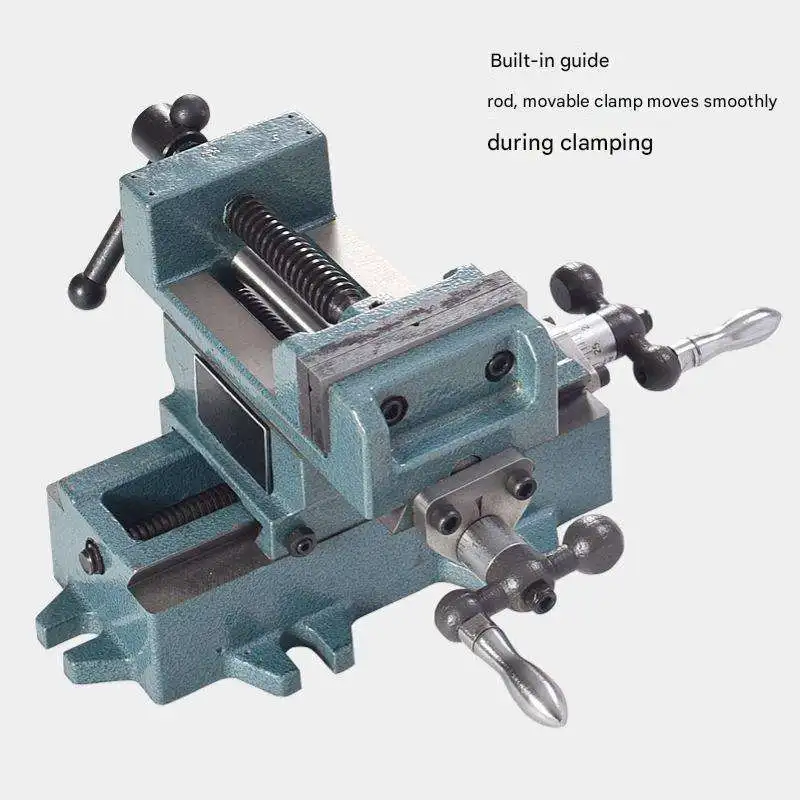 Two-way Movement Vise Workbench Industrial Heavy Precision Cross Flat Pliers 3/4 Inch Clamp Bench High Quality