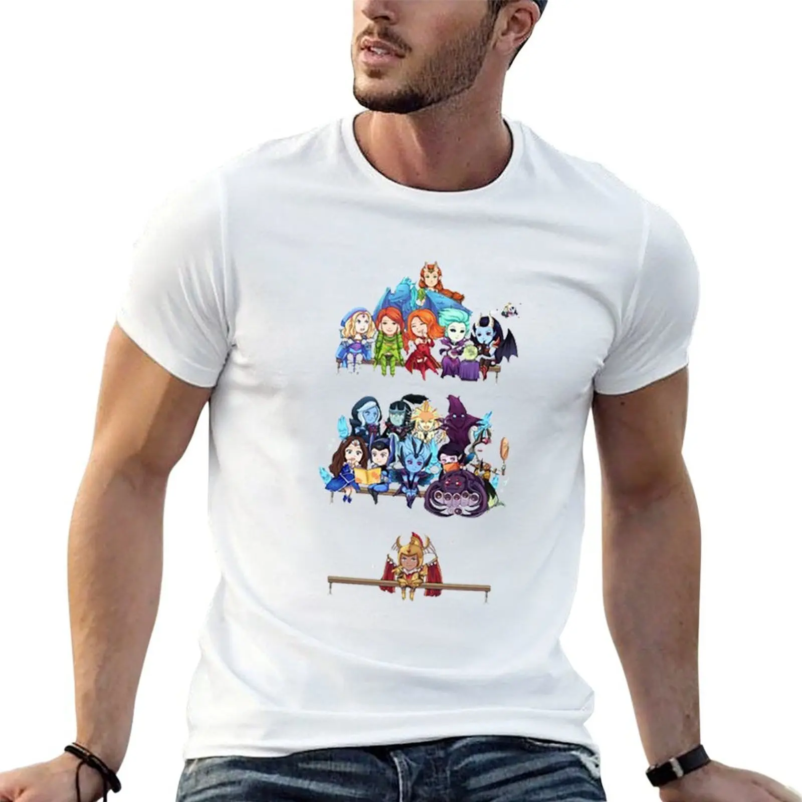 

Dota 2 Female Hero T-Shirt t shirts designer cotton t shirt pack man t shirt summer T-Shirt