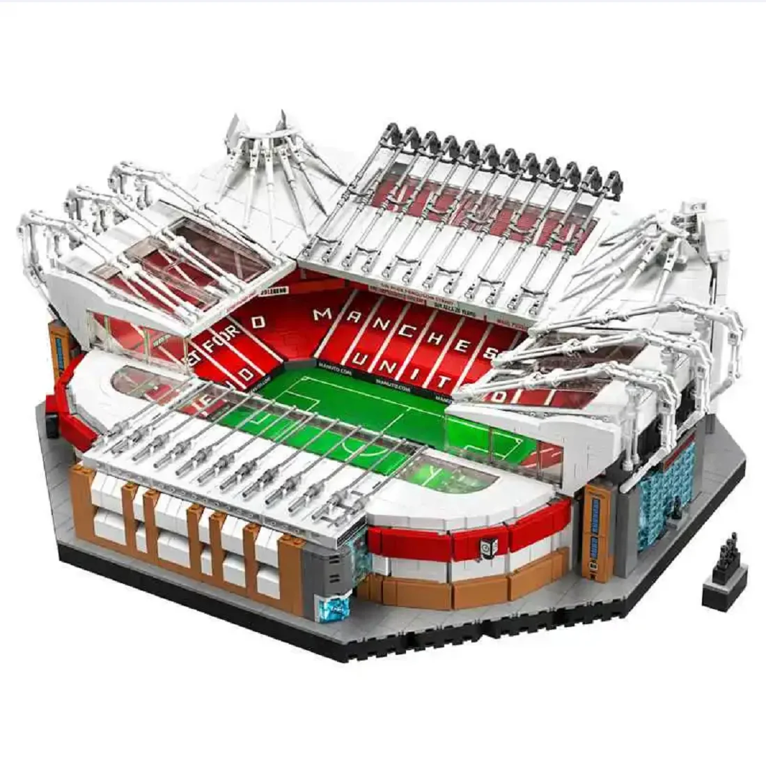 3898 PCS Old Trafford Manchester Building Blocks Bricks Football Field Stadium Christmas Birthday Toy Gift Compatible 10272