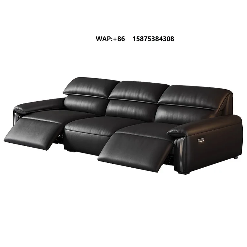 Elephant Ears Multifunctional PU One Seat Sofa Zero Wall Electric Function Straight Row Living Room First Floor