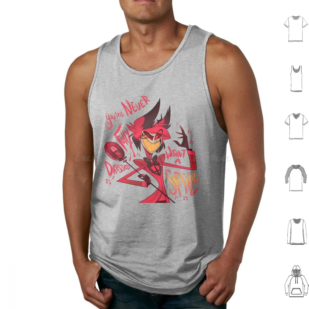 

Alastor Майки Жилет без рукавов Alastor Alastor Hazbin Alastor Charlie Fanart Vaggie Art Niffty Charlie Husk Alastor Hazbin