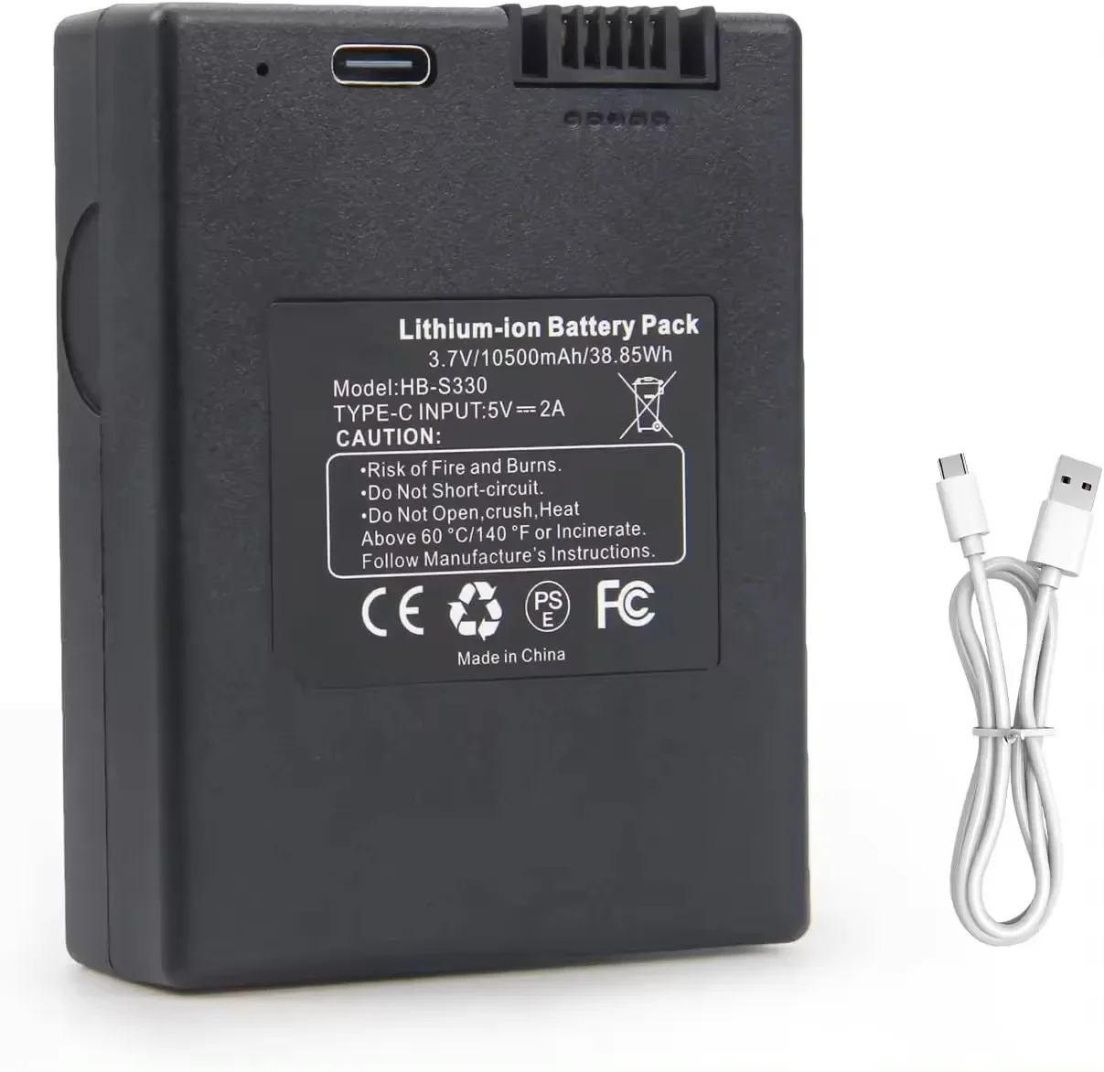 

Rechargeable Battery 3.7V 10500mAh/38.85Wh Suitable for Eufy S330 S230 E330 Video Smart Lock Battery Replacement