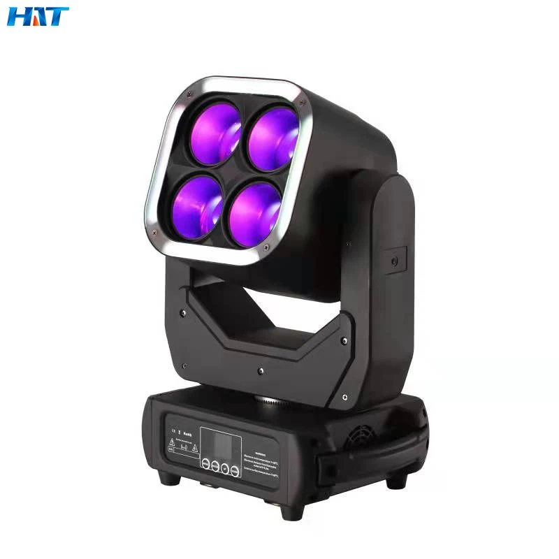 

HT светодиодный Zoom движущаяся головка 4x60W RGB сценическое освещение DMX512 свадьба луч Dj 4x60