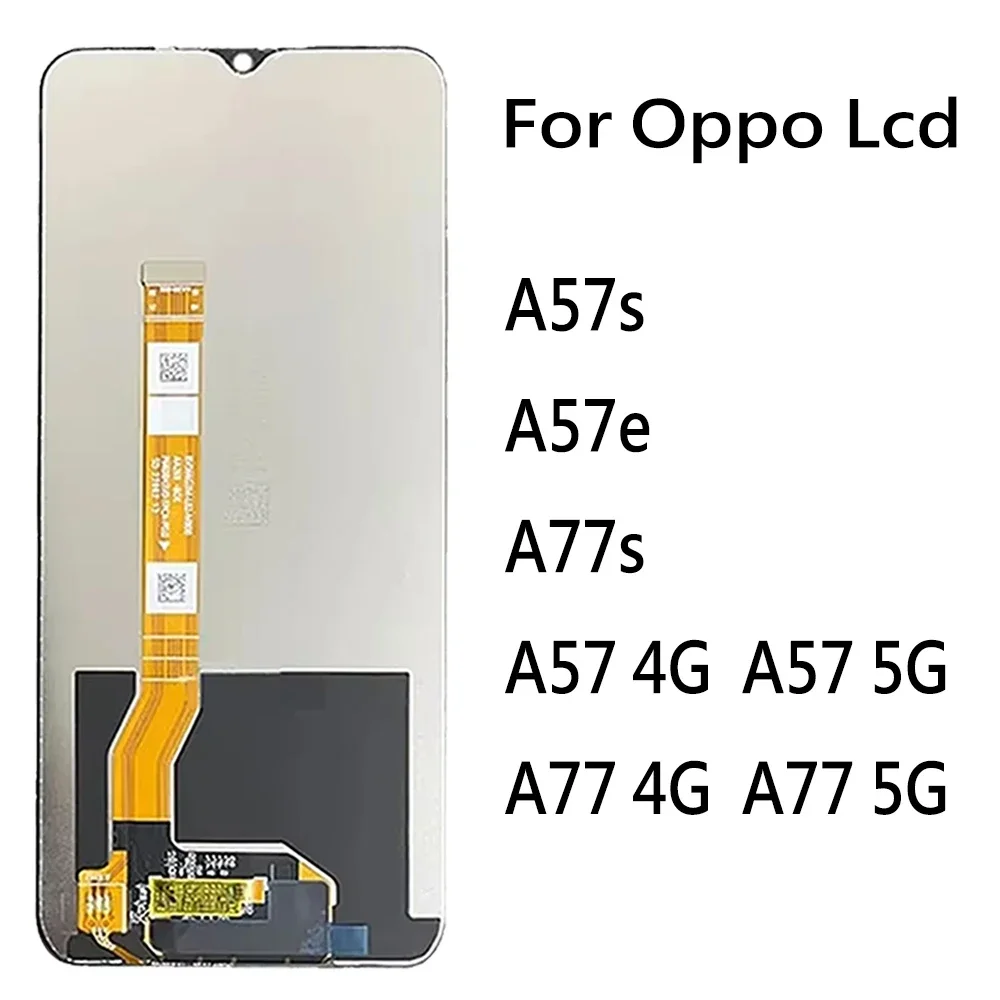 IPS Quality For Oppo A57 A77 4G 5G CPH2339 LCD Display Touch Screen Digitizer Assembly Replacement For Oppo A57s A77s A57e LCD