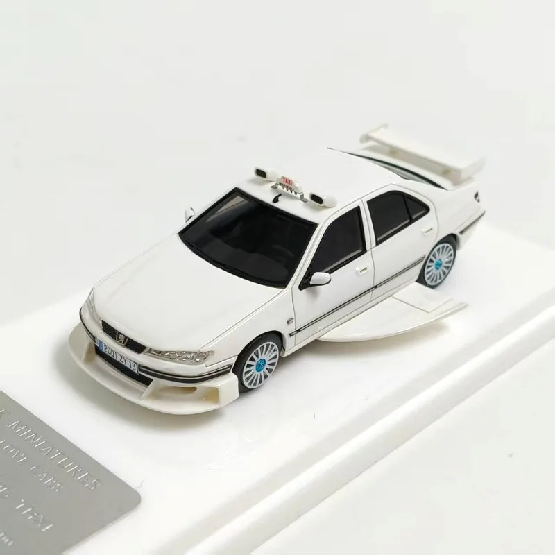 1:64 branded delivery truck 406 limited resin miniature replica car model, adult statue, boy toy, children's birthday gift