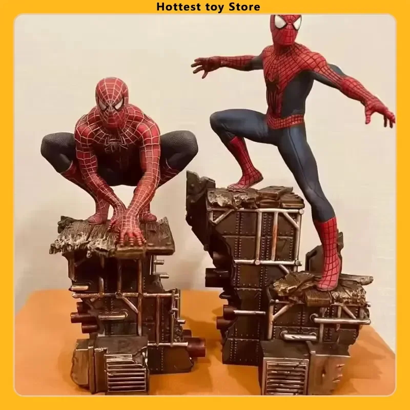 

23cm Spider Man Figure Spiderman Anime Figurine Pvc Model Collection Statue Desk Decoration Dolls Children Toys Halloween Gifts