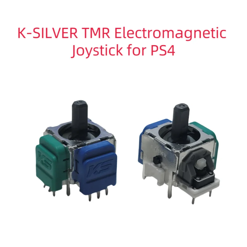 2pcs K-SILVER TMR Tunnel Magnetic Resistance Joystick for PS4 Gamepad Controller Electromagnetic Joysticks Repair Replacement