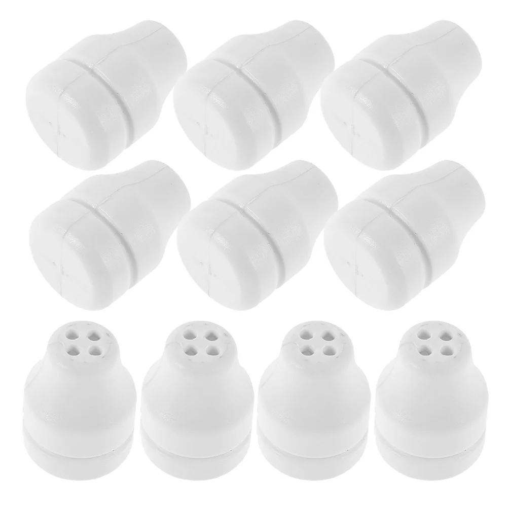 

10Pcs Elegant White Plastic Blind Cord Knobs Tassels Window Treatment Accessories Easy Installation Home Office Decor