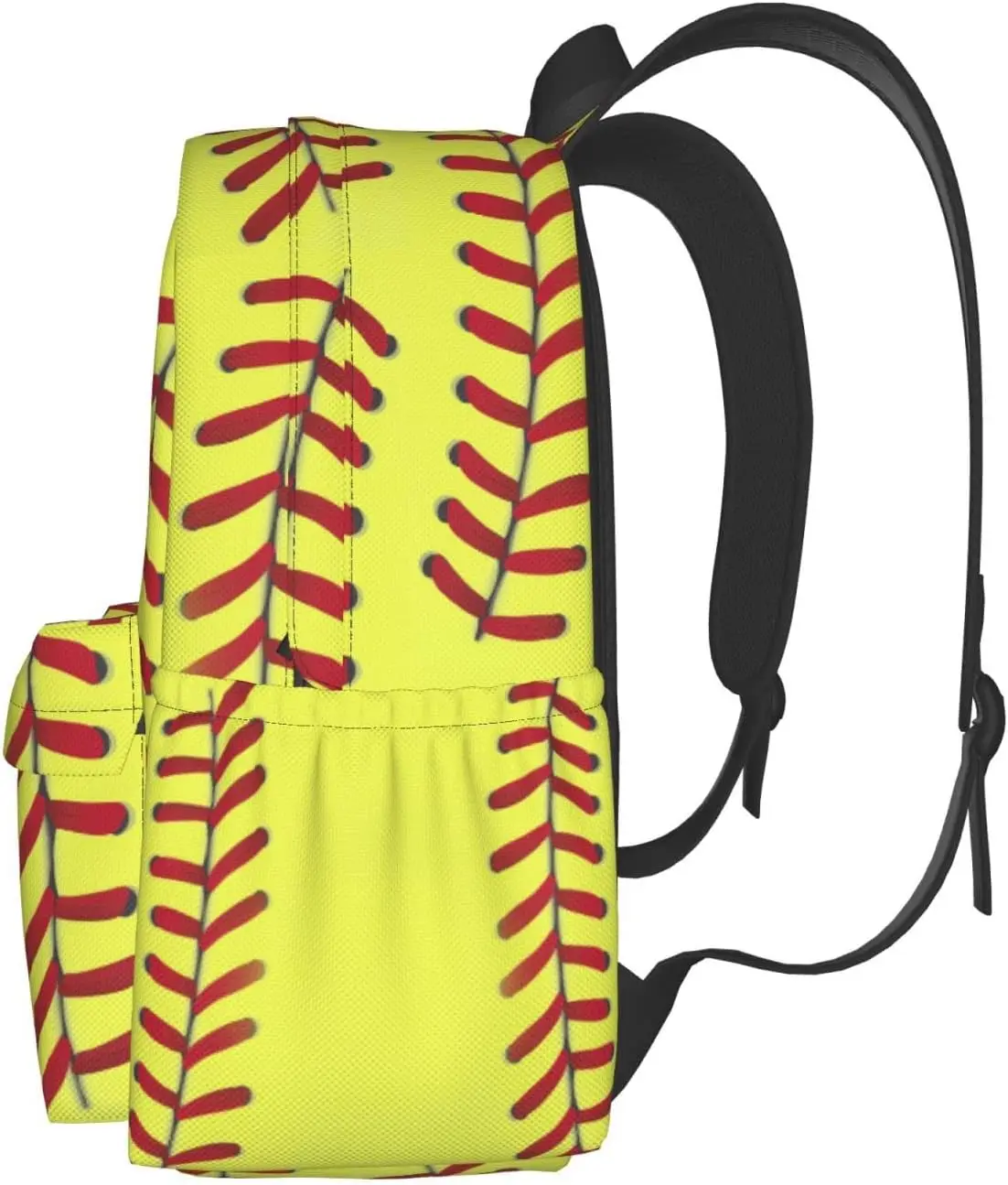 Softball Pattern Backpack Casual Daypacks, College Bag Laptop Backpacks, Backpacks for Boys Girls Children and Adult