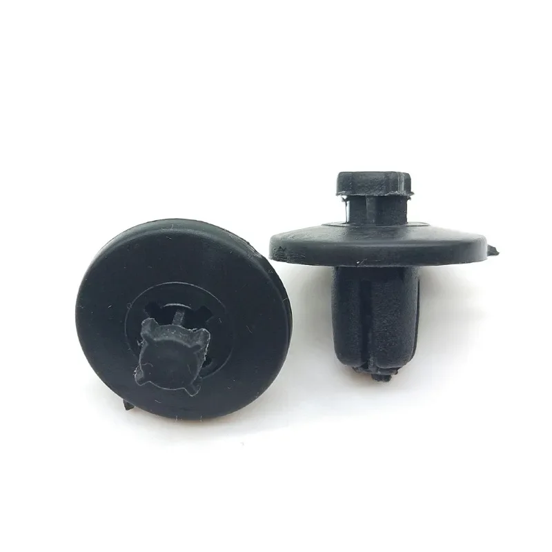 Clips embellecedores de plástico para Citroen Peugeot, protectores contra salpicaduras de revestimiento de arco de rueda, 8mm, 307, 607, 807, 50 unidades