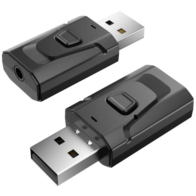 USB Bluetooth 5.4 Audio Transmitter Receiver MIC Wireless Adapter 3.5mm AUX/RCA for TV PC Headphone Home Stereo Car HIFI Music