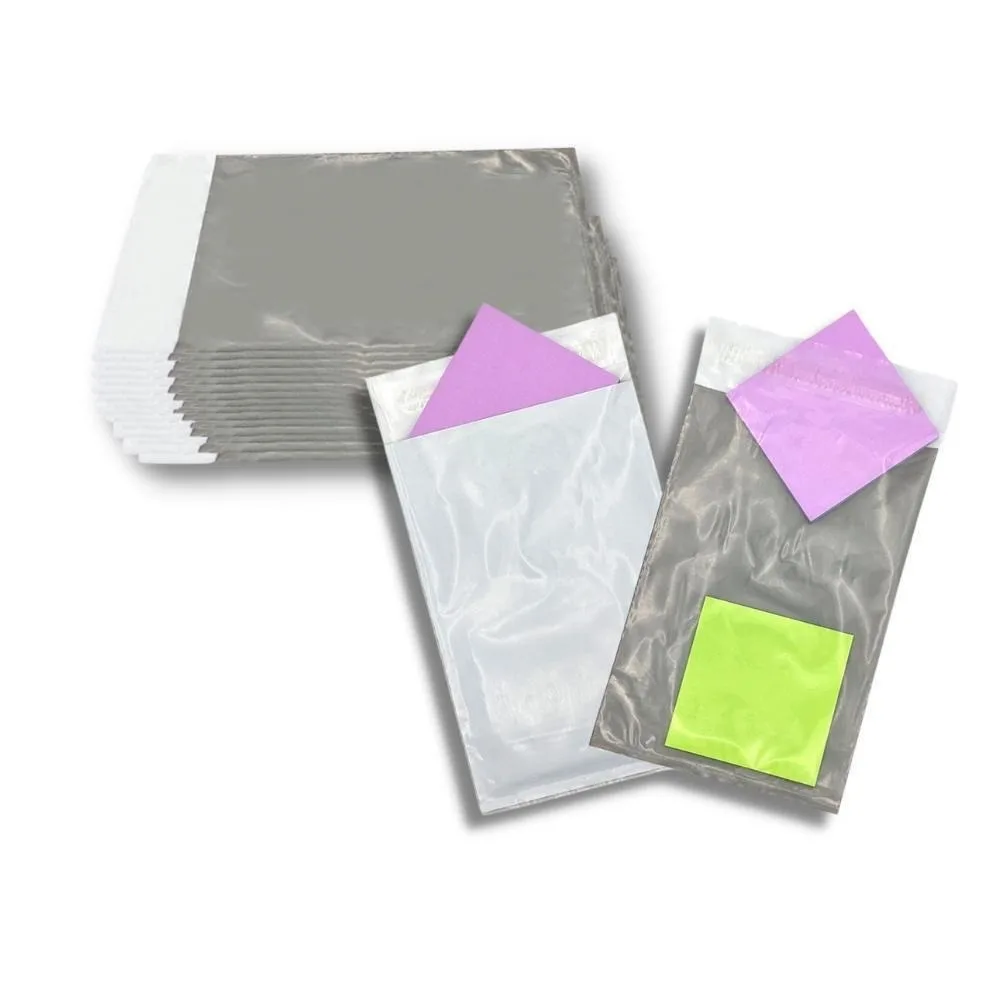 100 9"x12" 2.5 Mil Clear View Poly Mailers, Water Resistant, Self-Sealing Bags