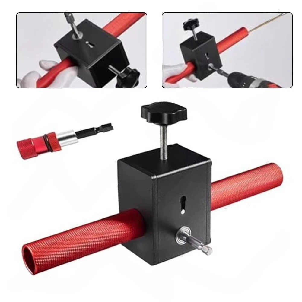 Automatic Wall Wiring Threading Machine, Labor-saving Cable Pulling Tool for Construction Wiring and Drill Matching Use