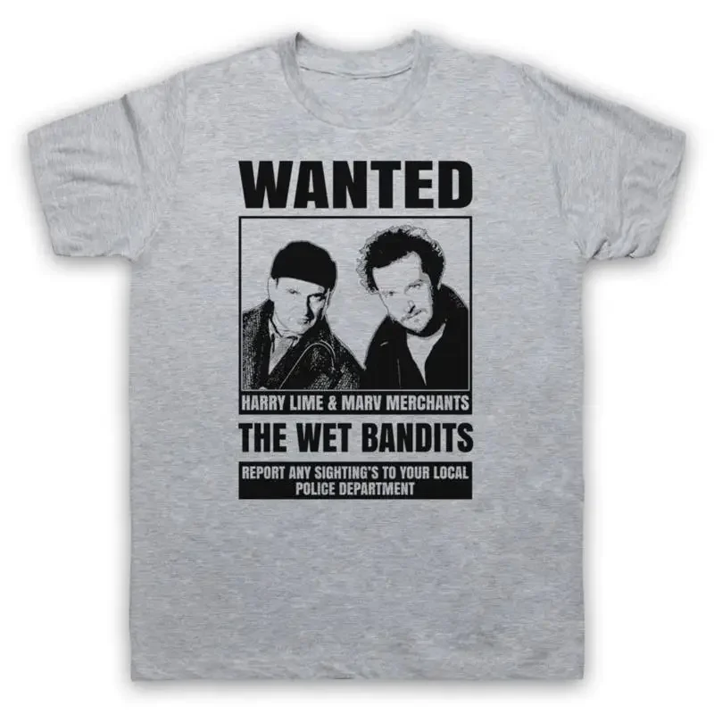 HOME ALONE UNOFFICIAL THE WET BANDITS XMAS BAD GUYS MENS WOMENS T SHIRT