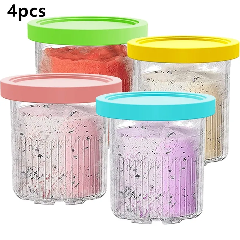 Ice Cream Pints Cups for NC500 NC501 Ninja- Creami Series Ice Cream Maker Drop shipping