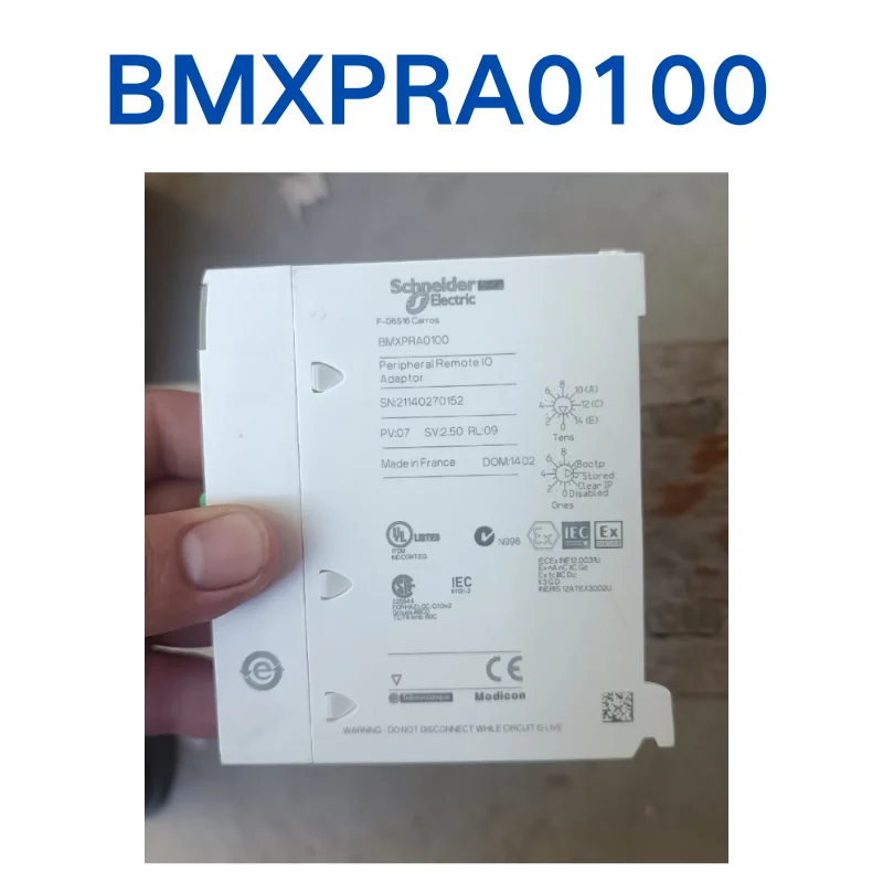 Prueba de módulo BMXPRA0100 usada OK, envío rápido