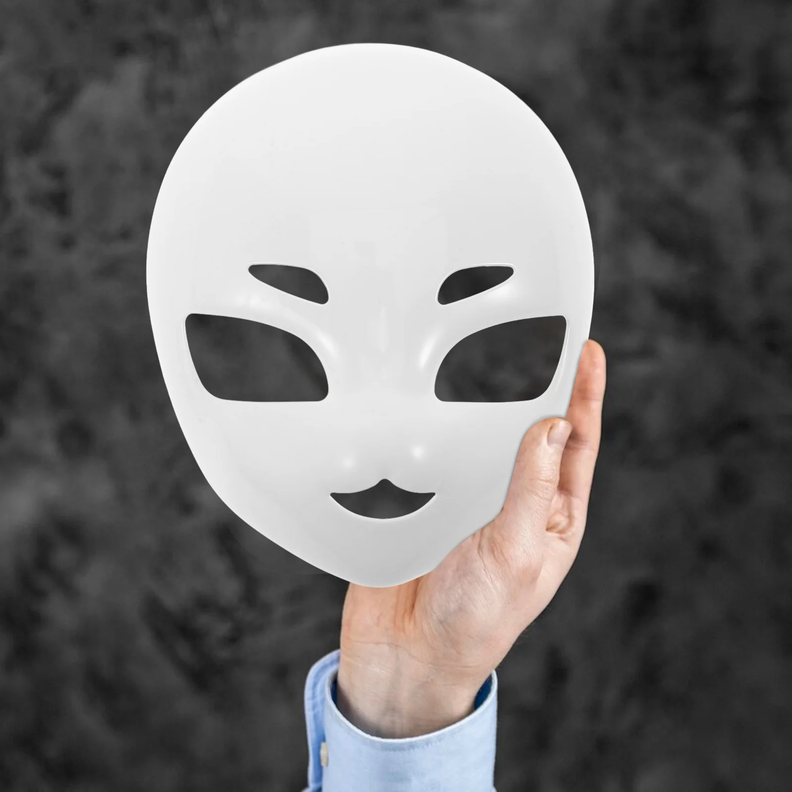 

Skull Mask Plastic Face Costume ry Masquerade Women White Halloween Realistic Full Face Decorative Durable Fine Details