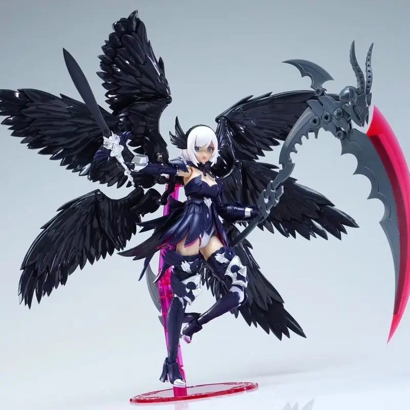 Fengyu Six Winged Black Angel Six Winged White Angel Arcanadea Special Hair Sickle Mobile Doll Children'S Toy