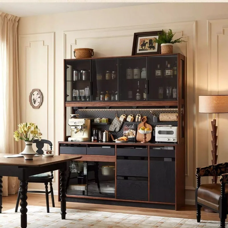 room and dining room against the wall integrated storage wine cabinet, tea cabinet coffee cabinet, high-end high-end