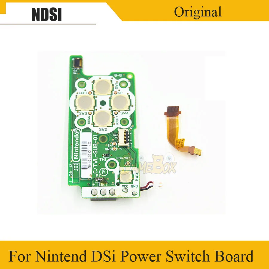 

Original Power Switch ABXY Buttons Key Board For Nintend DSi Console