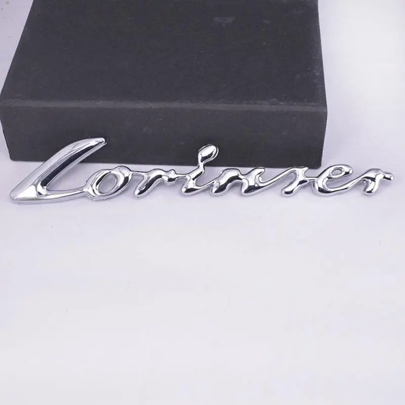 Car Rear Trunk Letters Emblem Badge Logo modified Stickers accessories for Benz Lorinser LS560MX LX MAYBAC MS500L VS MS GS LS500