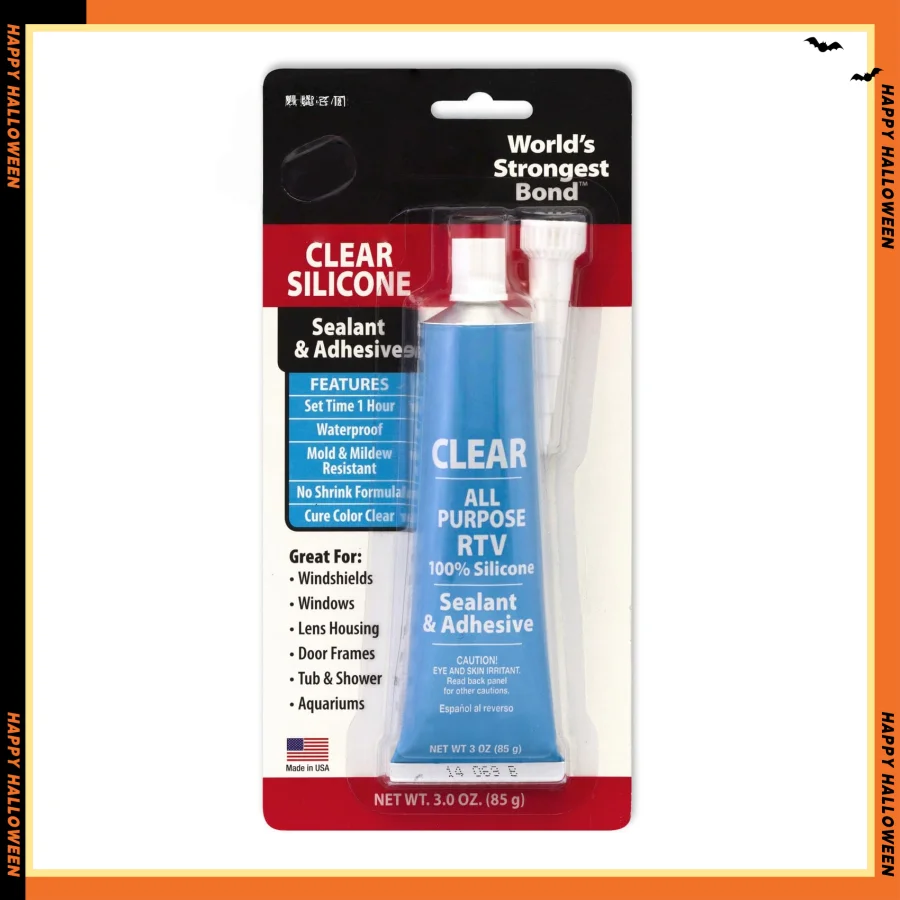 Allzweck-Kleber für transparente Silikondichtungen – 3 oz