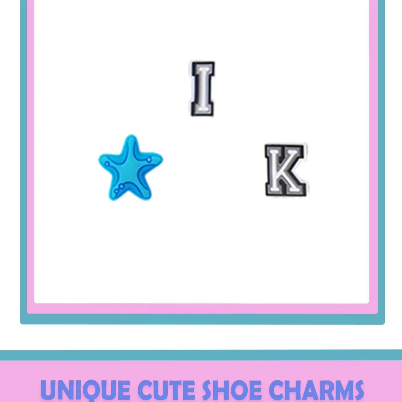 Random 10-30Pcs Blue Series Shoe Charms For Shoe Key Chain Sandals Beach Bags, DIY Shoe Decorations Accessories Shoes Pins