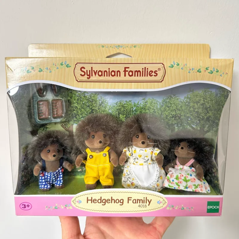 Figuras originales de Sylvanian Families de Anime, figura de Ternurines, dulce cuna de bebé, juego de dormitorio de Triple cama, accesorios de juguete, juguete para niñas