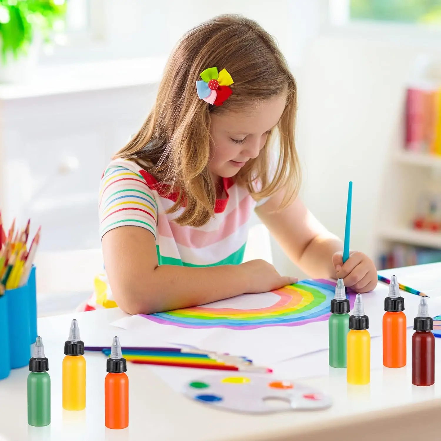 100 Stück 30/50/60ml durchsichtige Quetschflaschen mit Drehverschluss, leere kleine runde nachfüllbare Plastikflaschen für Öl und Flüssigkeiten – Detail 7