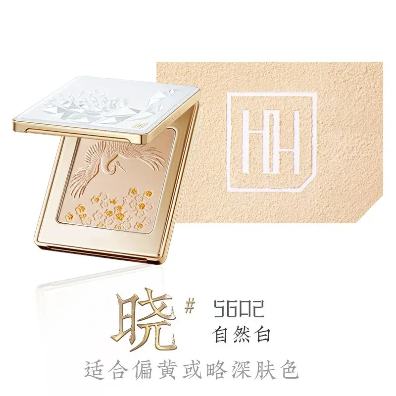 Fixierpuder-Palette, mehrfarbig, gepresstes Finishing-Puder, durchscheinend, natürliche Deckkraft, Make-up-Konverage für Gesicht und Wangen