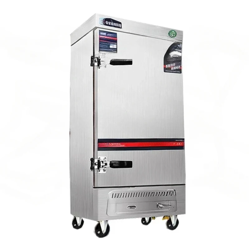 

Профессиональный газовый паровой шкаф на 8 тарелок для приготовления пельменей и риса, электрическая пароварка, кухонное оборудование