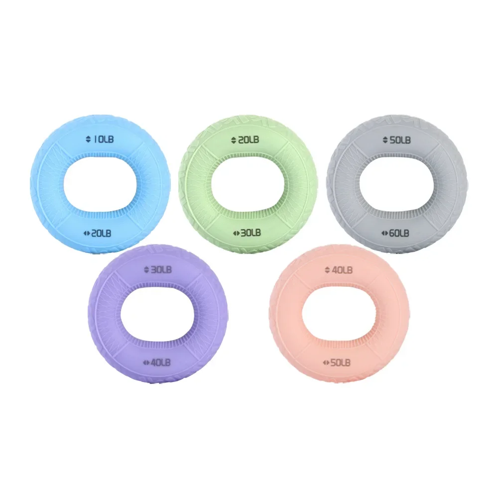 Grip Circle Double Strength Professional Exercise Hand Strength Arm Hand Strength Rehabilitation Training Massage Silicone Grip