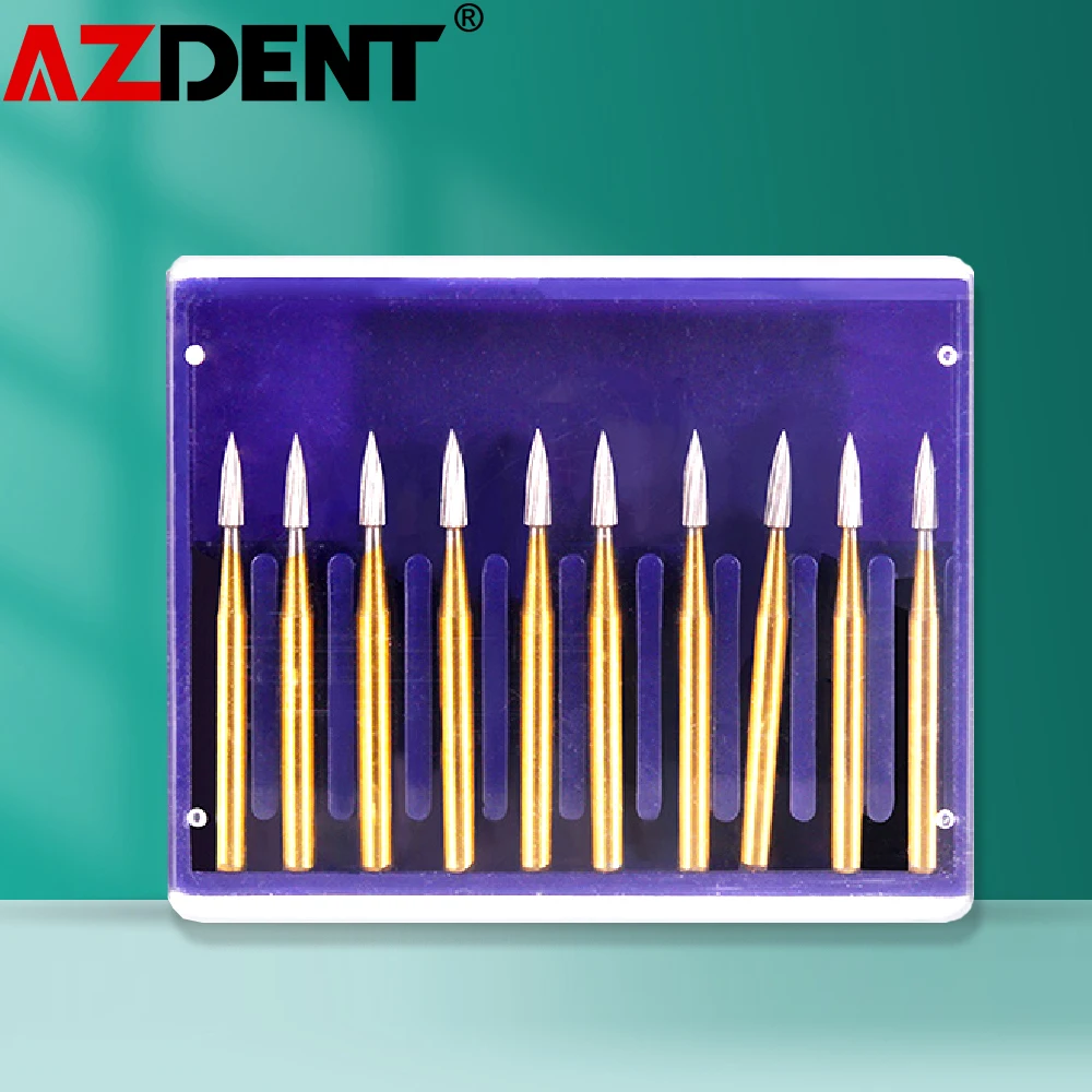 Azdent Dental Burs Carbide Material For High Speed Handpiece