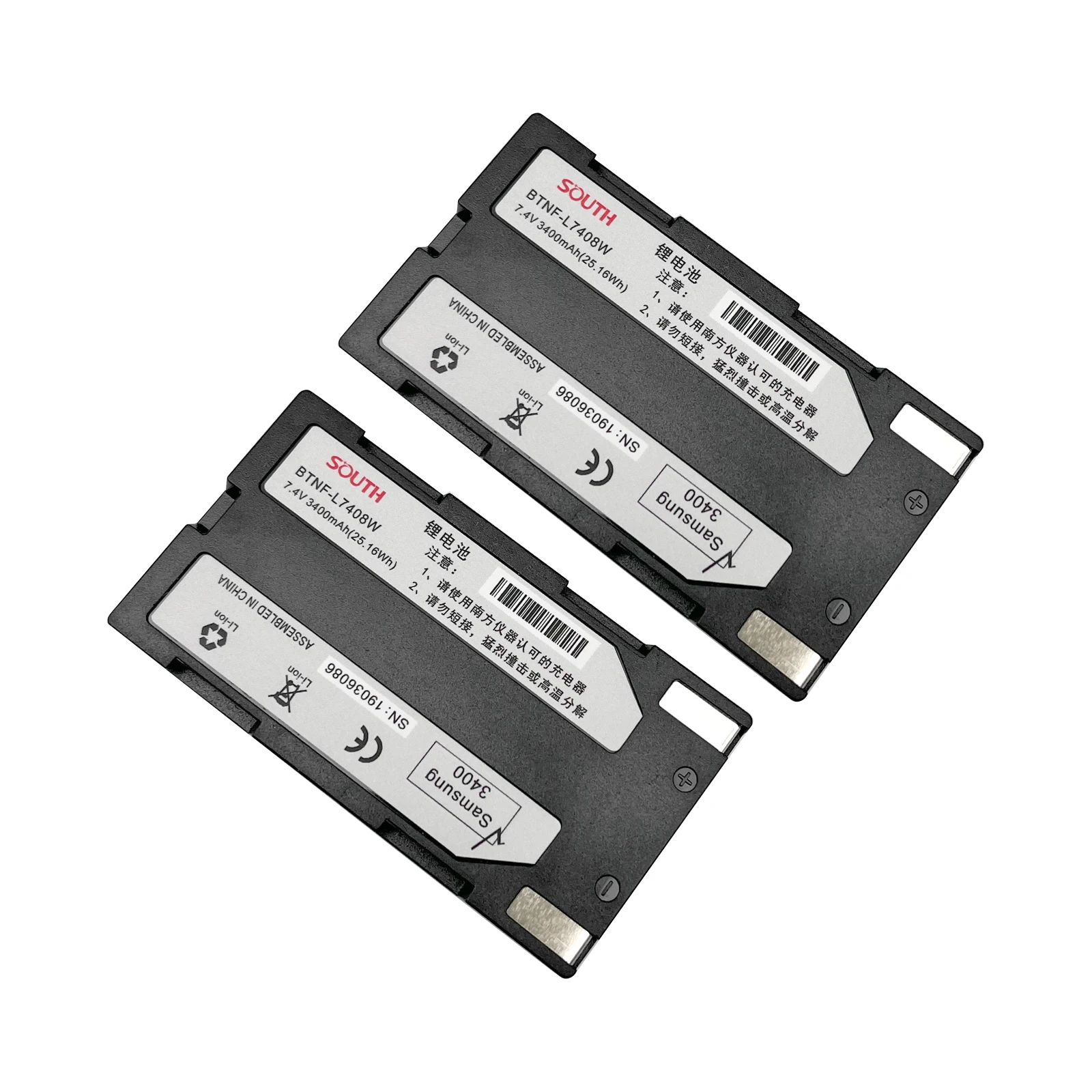 6PCS BTNF-L7408W Battery For South S82 S82T K9 R90 R93 GPS GNSS 3400mAh bateria