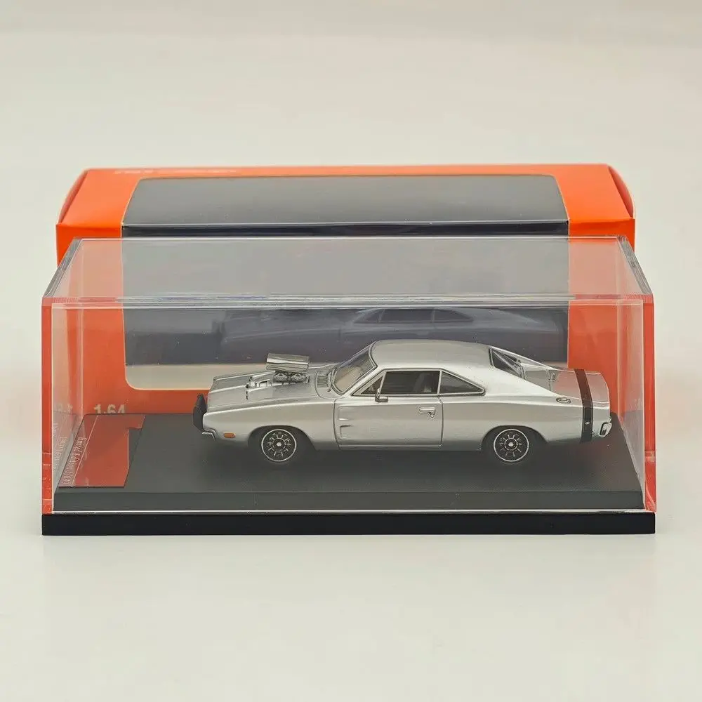 Mini Forge 1:64 para Charger General Lee R/T 1969, Modelo de Carro em Miniatura, Coleção Limitada, Modelos de Veículos de Brinquedo