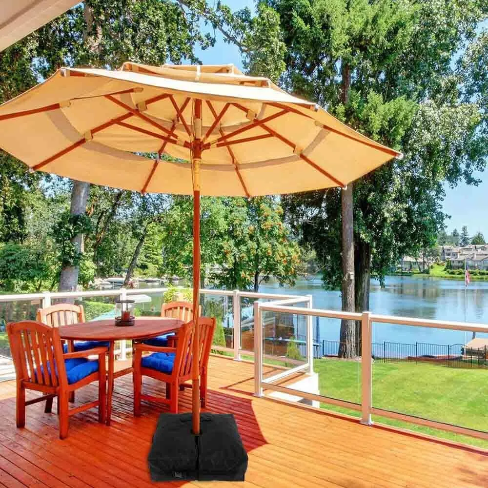 Outdoors Party Heavy Weight Bag Wind-Proof Detachable Umbrella Sandbag Sun Umbrella Base Parasol Base Stand Fixed Sandbag