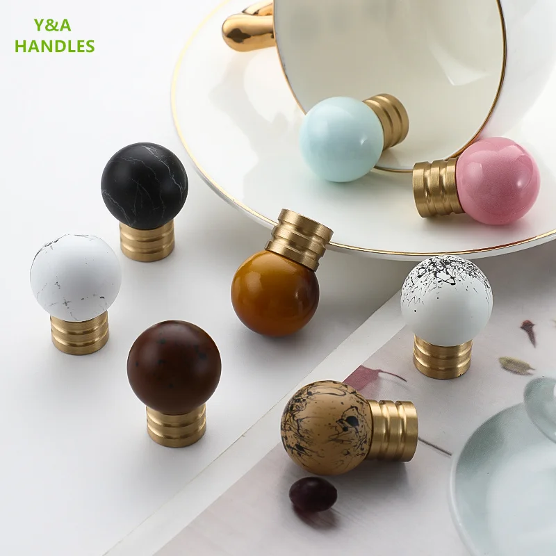 

Handles Drawer Cabinet Furniture Kitchen Handles for Cabinet Knob Door Drawer Furniture Kitchen Knob Brass Pattern Single Hole