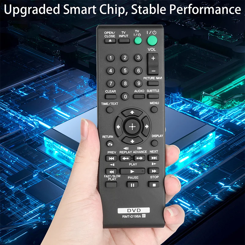 RMT-D198A Remote Control For Sony DVD Player Controller RMT-D198P RMT-D197P DVP-SR170 DVP-SR370 DVPSR170 DVPSR370