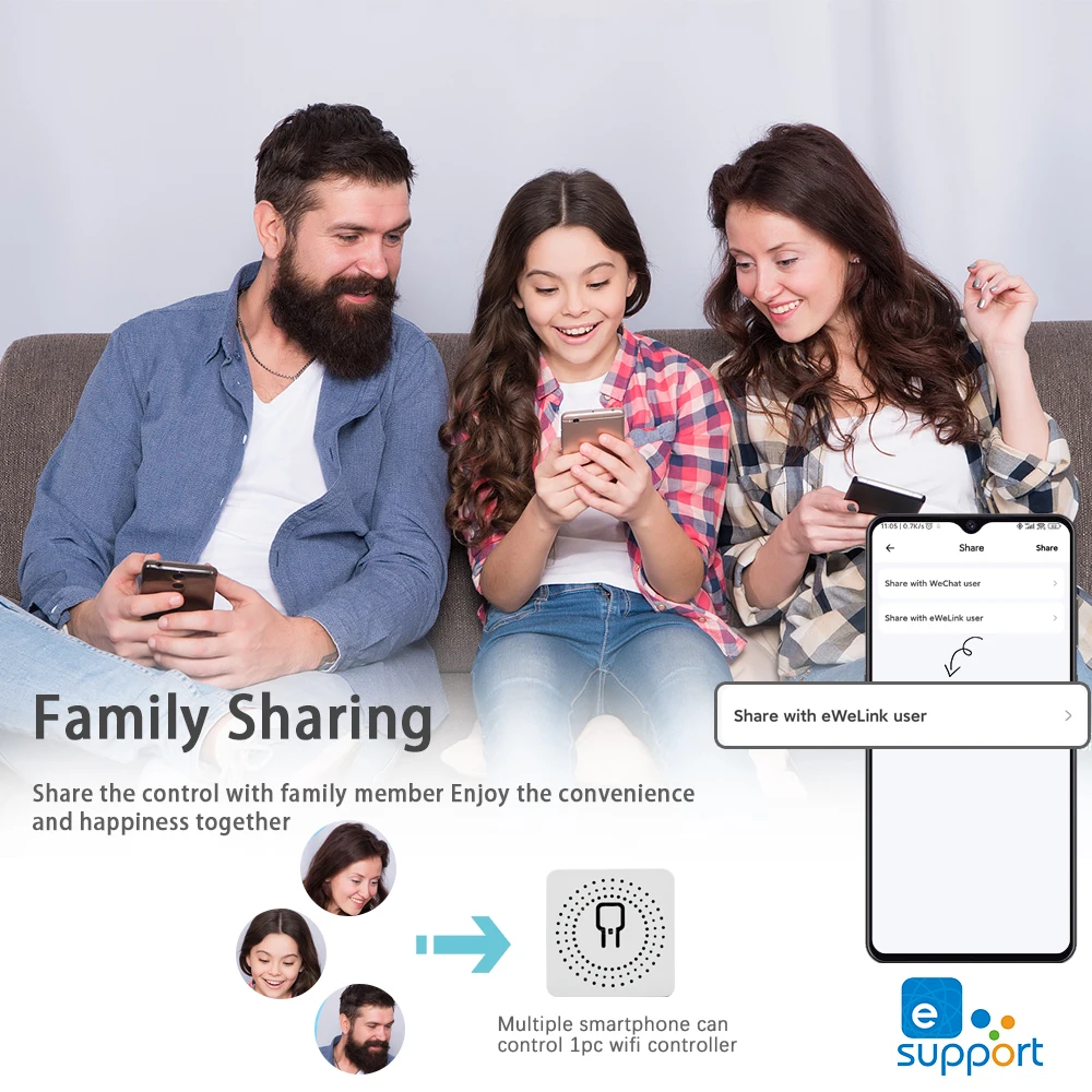 2 طريقة الذكية واي فاي التبديل Ewelink APP التحكم عن بعد قواطع وحدة 100-240 فولت 16A Wireles مفتاح الإضاءة يعمل مع أليكسا جوجل المنزل #2